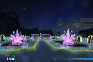 Rozświetlony Pałac w Wilanowie zachwyci w święta