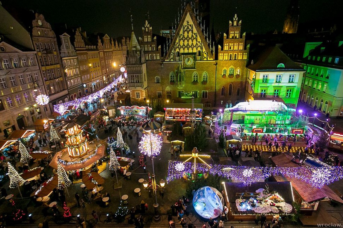 fot. wroclaw.pl Wrocław: Jarmark Bożonarodzeniowy i iluminacje świąteczne