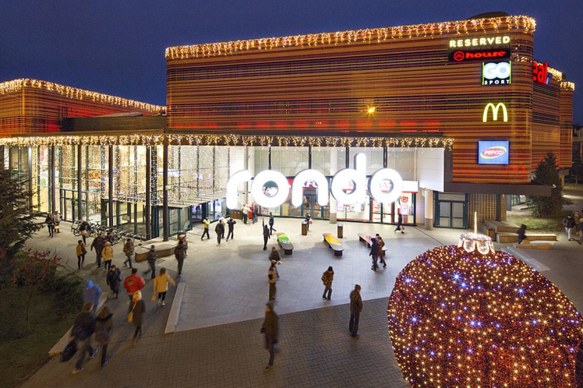 CH Rondo w Bydgoszczy, fot. Mikołaj Katus Centrum handlowe Rondo w świątecznym wydaniu
