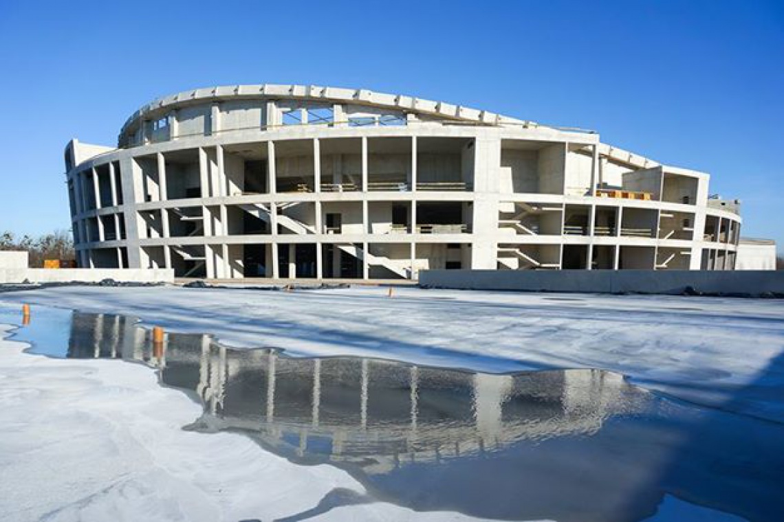 fot. UM Gliwice Co słychać na budowie Hali Gliwice, projektu Perbo-Projekt?