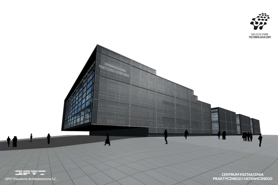 Centrum Kształcenia Praktycznego i Ustawicznego Pracownia Architektoniczna GPVT projektuje w Kielcach