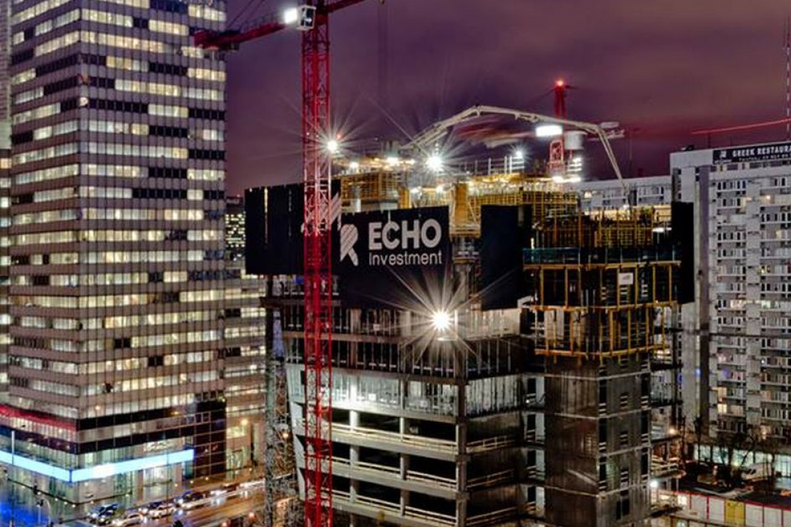 Q22, Echo Investment Zobaczmy jak rośnie biurowiec Q22