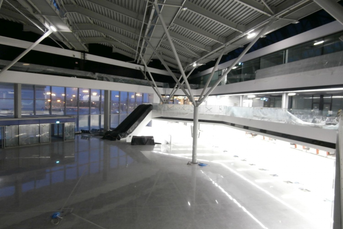 Nowy terminal na Okęciu - otwarcie już w maju br., fot. Estudio Lamela Okęcie zmienia się nie do poznania dzięki Estudio Lamela