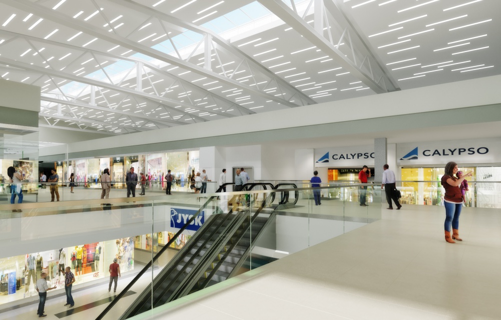 Panorama Poznań_Pierwsze piętro.jpg Atrium w kształcie elipsy - nowe oblicze Panoramy od Bieniasz Nicholson
