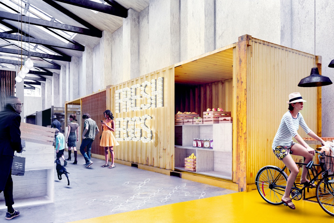 Food Boutiqe, Łodź, projekt: Moomoo Architects Moomoo Architects stworzyli projekt unikalnego Food Boutique