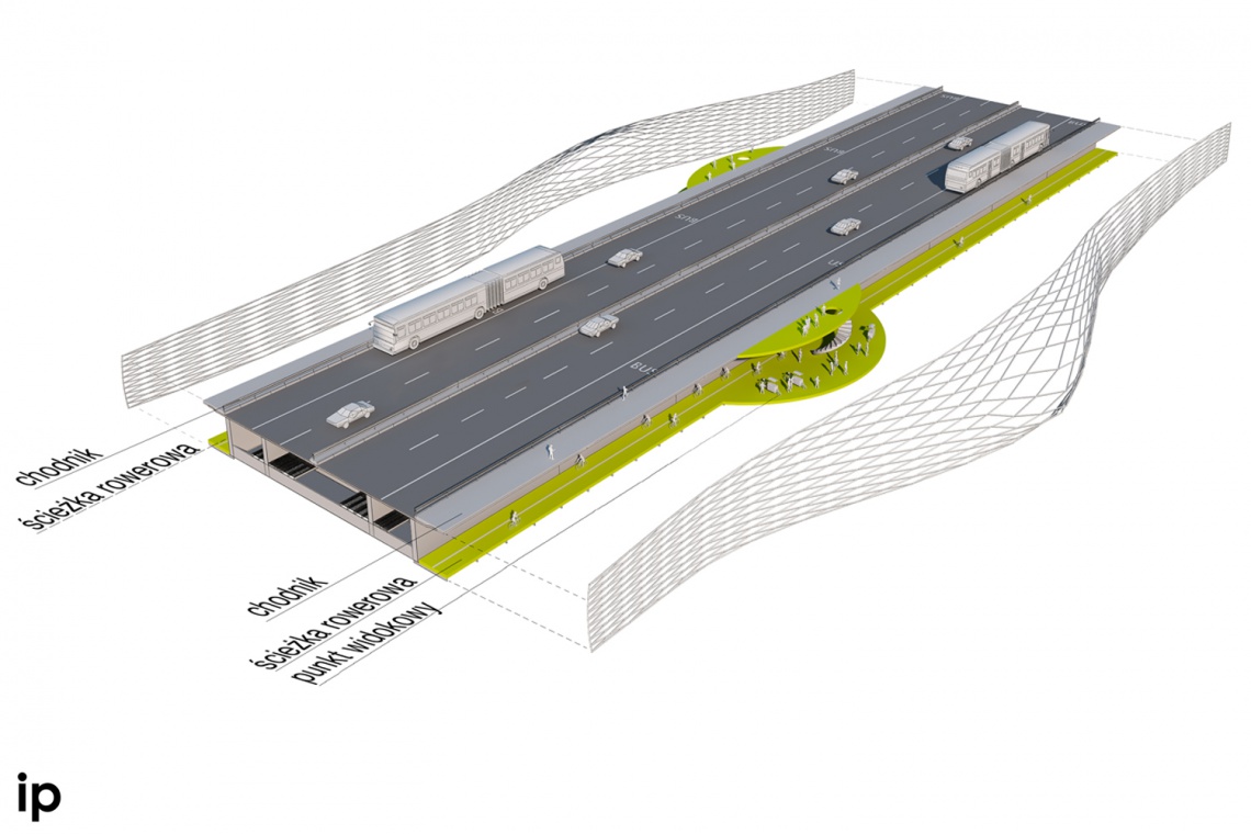 Projekt Mostu Łaziekowskiego według pomysłu architektów z Inicjatywy Projektowej Warszawa: Wybrano wykonawcę remontu Mostu Łazienkowskiego