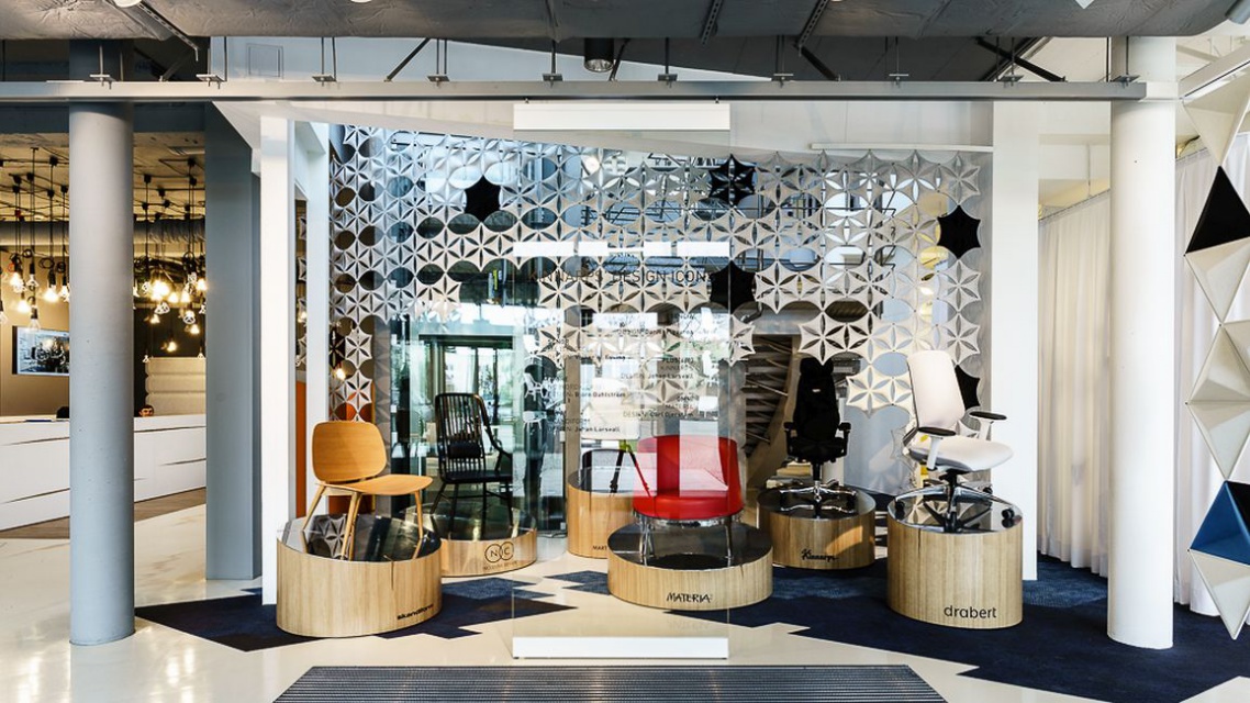 Warszawski showroom Kinnarps, fot. Studio FOTOMOHITO Nowy showroom Kinnarps ma inspirować