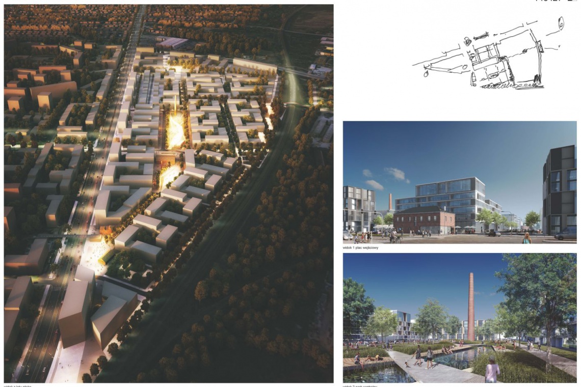 Zwycięski projekt na zagospodarowanie Targówka Fabrycznego przygotowany przez pracownię Dawos i pracownię Brzozowski Grabowiecki Architekci, fot. um.warszawa.pl Wielkie zmiany na Targówku Fabrycznym - rozstrzygnięto konkurs