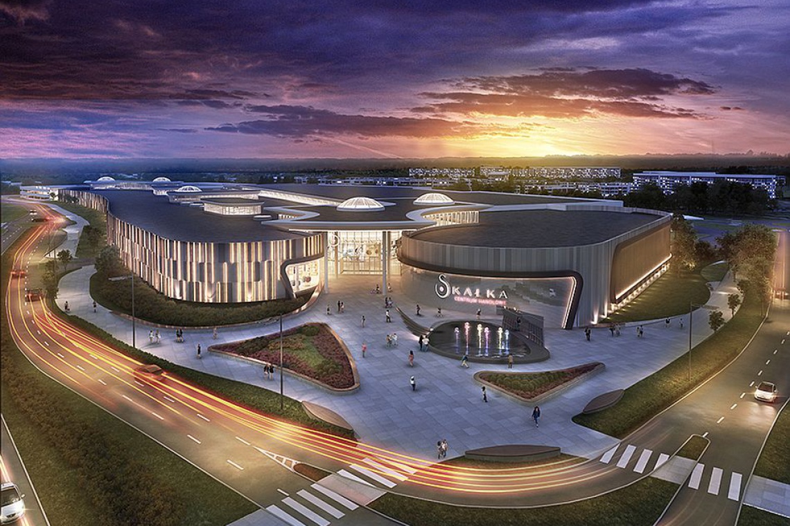 Centrum handlowe Skałka, Apollo-Rida Powstanie centrum handlowe Skałka projektu Bose International
