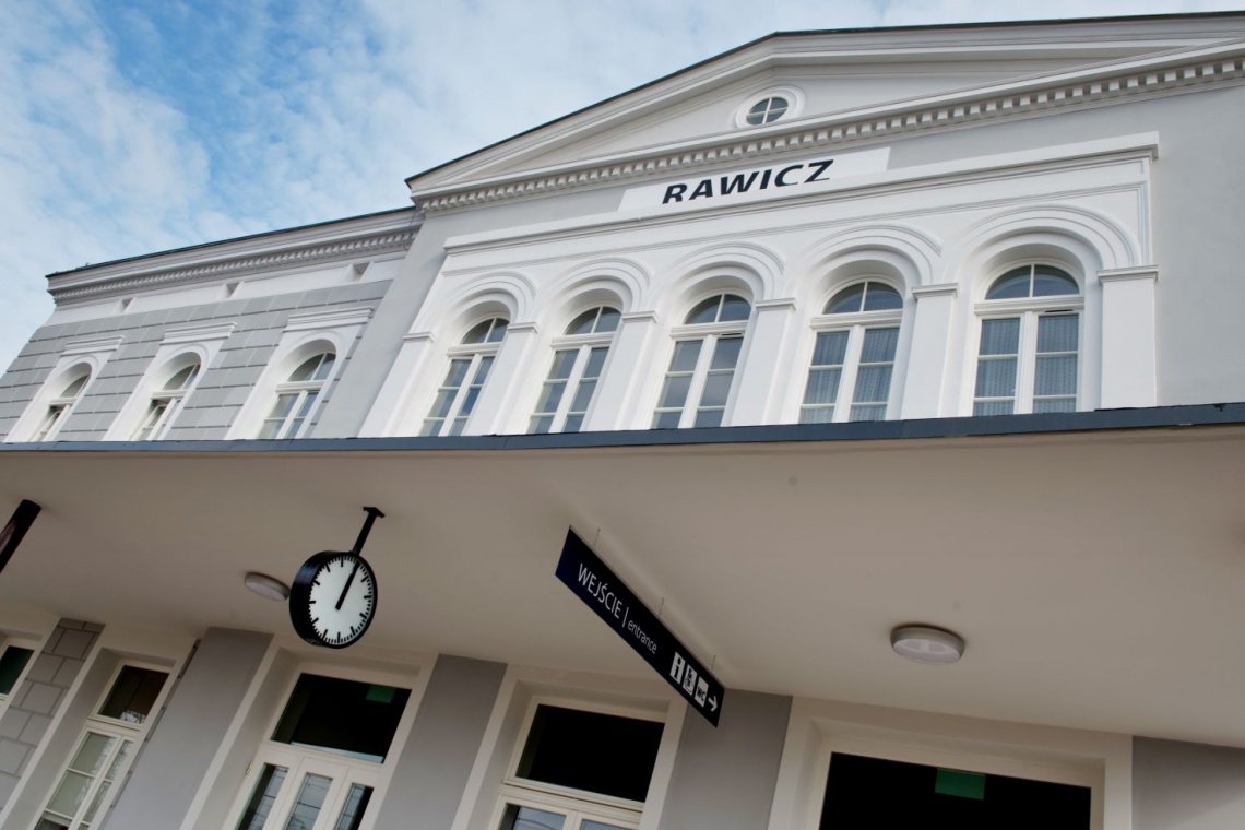 Dworzec w Rawiczu, fot. PKP S.A. Zobacz dworzec w Rawiczu w nowej odsłonie