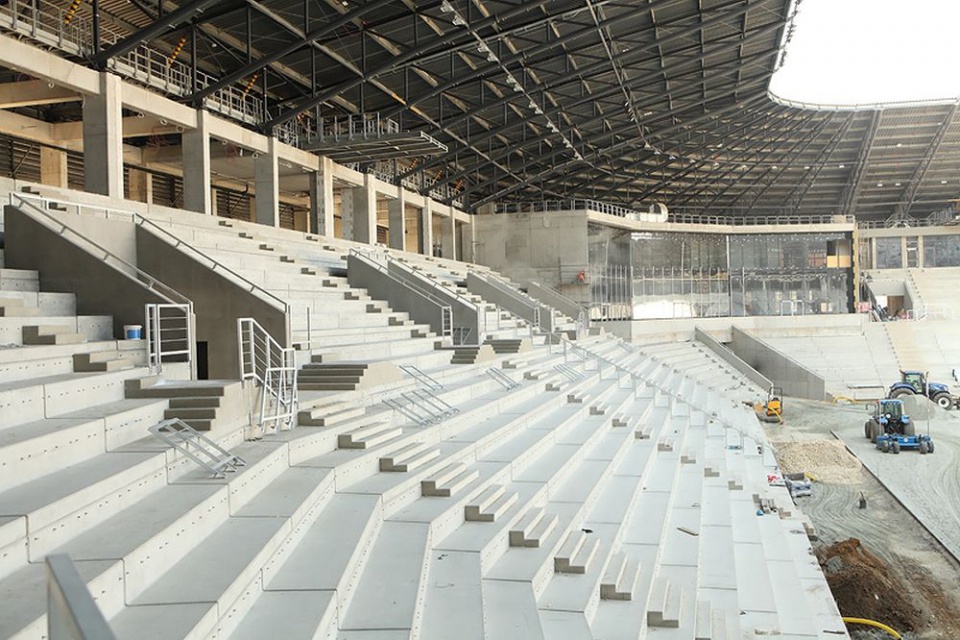 Budowa Stadionu w Tychach, Fot. Michał Giel / Tyski Sport S.A Tak rośnie stadion GKS Tychy