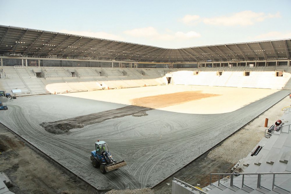 Budowa Stadionu w Tychach, Fot. Michał Giel / Tyski Sport S.A Tak rośnie stadion GKS Tychy