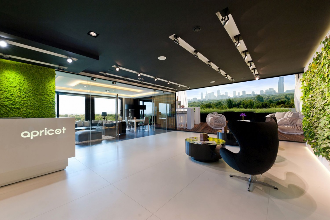 Showroom Madison Apartments, fot. Lab architekci Niepowtarzalny Showroom Madison Apartments projektu Lab architekci