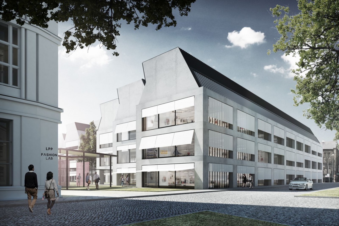 Biurowce LPP Fashion LAB w Gdańsku, projektu JEMS Architekci. fot. LPP SA JEMS Architekci zaprojektowali biurowce LPP Fashion LAB w Gdańsku
