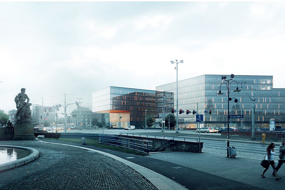 fot. Cuprum Square, wizualizacja Ostatnie dni biurowca Cuprum. Na jego miejsce projekt od Medusa Group