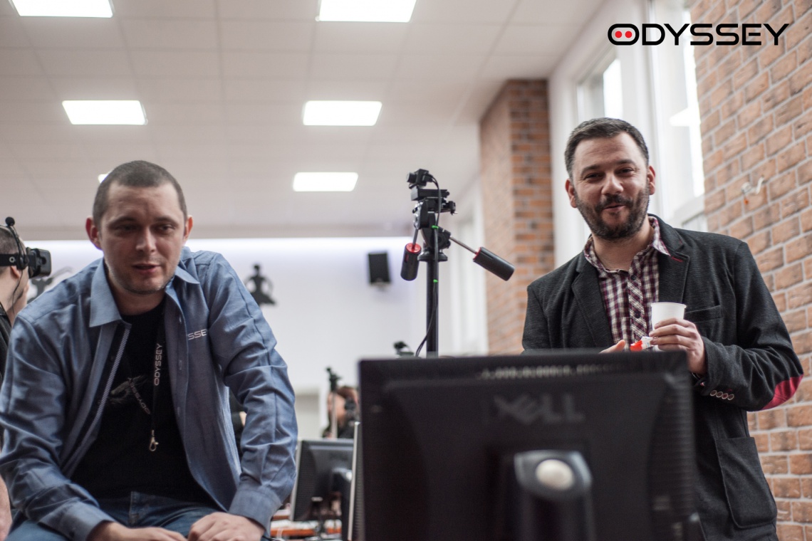 Prezentacja projektu Arnswalde VR odbyła się 14 marca w Choszcznie, fot. Odyssey O technologii wirtualnej rzeczywistości mówi Sebastian Sosnowski, Odyssey