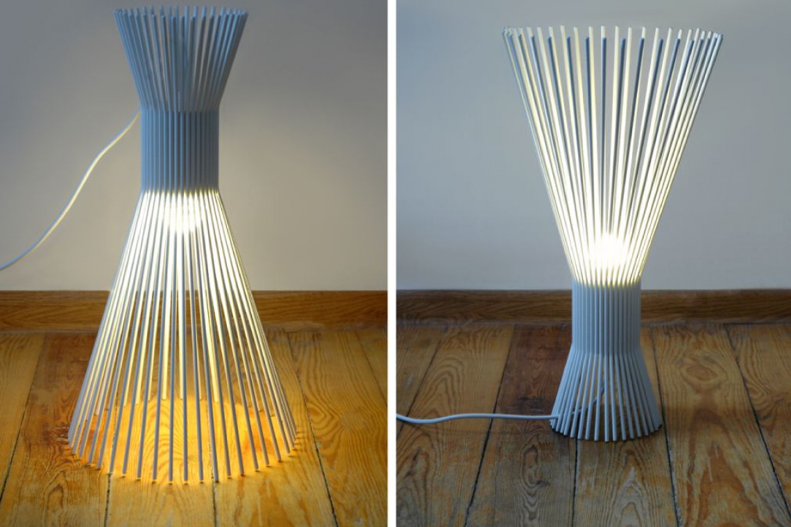 Lampa solejka, fot. Anna Szuflicka Lampa niczym snopek siana