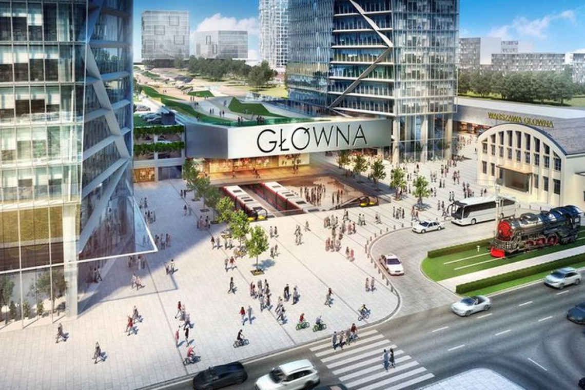 Koncepcja Warszawa Główna, fot. PKP S.A. Biura, mieszkania i handel na terenie Warszawy Głównej. PKP już z inwestorem