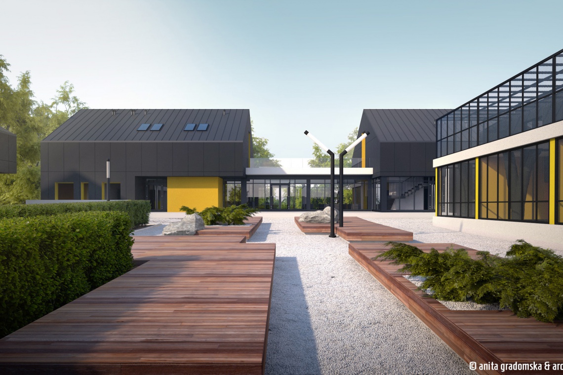 Schronisko dla zwierząt w Łodzi, projekt Anita Gradomska & Architekci Gradomska & Architekci zaprojektowali schronisko dla zwierząt