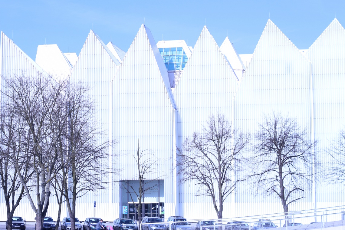 Filharmonia w Szczecinie, fot. Technistone Wnętrze Filharmonii w Szczecinie przypomina futurystyczne origami