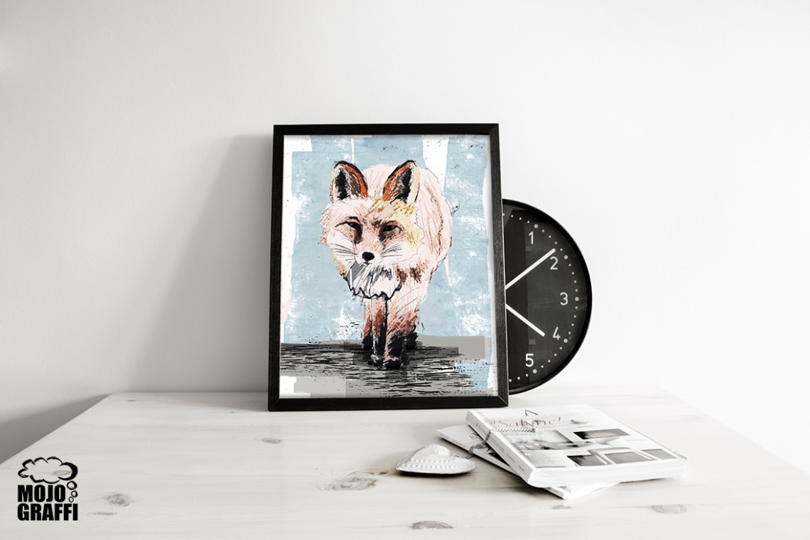 fot. Grafiki Mojograffi w Le Pukka Mojo Graffi ciekawym dodatkiem w aranżacji biura