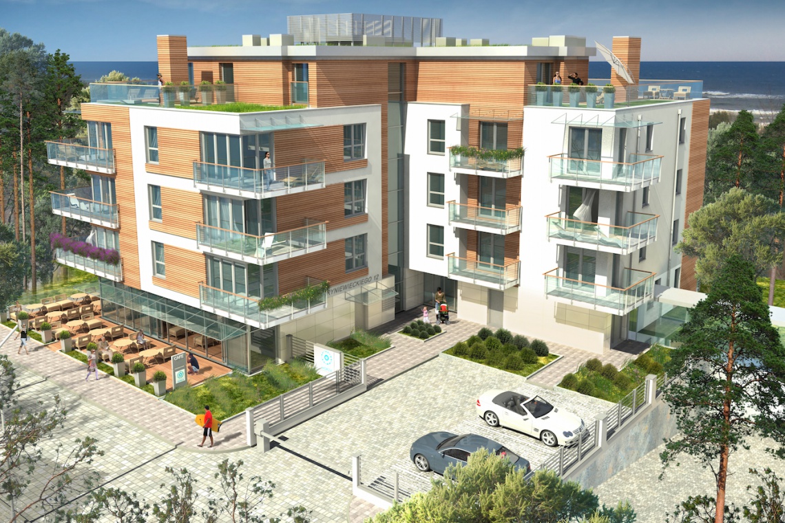 fot. Apart Hotel Gwiazda Morza Apart Hotel Gwiazda Morza projektu Archiplan na ostatniej prostej