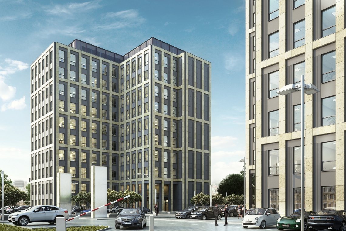 Symetris Business Park Projekt Symetris Business Park powstał na deskach pracowni B’ART