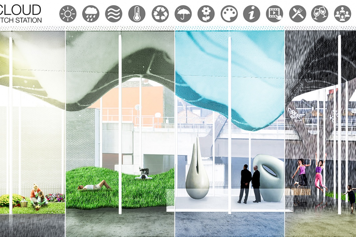 Projekt Urban Cloud, fot. BXBstudio BXBstudio z wyróżnieniem w konkursie międzynardowym
