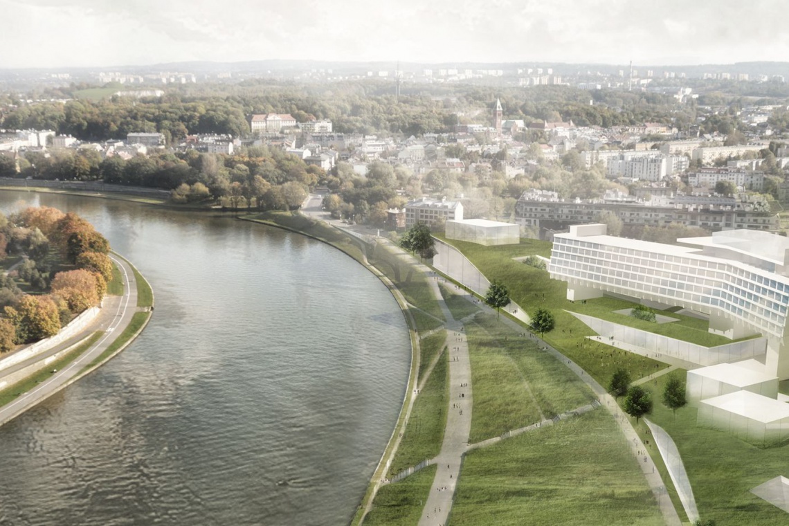 Projekt adaptacji budynku hotelu Forum, fot. Alicja Nowak Wyjątkowy pomysł na budynek dawnego hotelu Forum w Krakowie