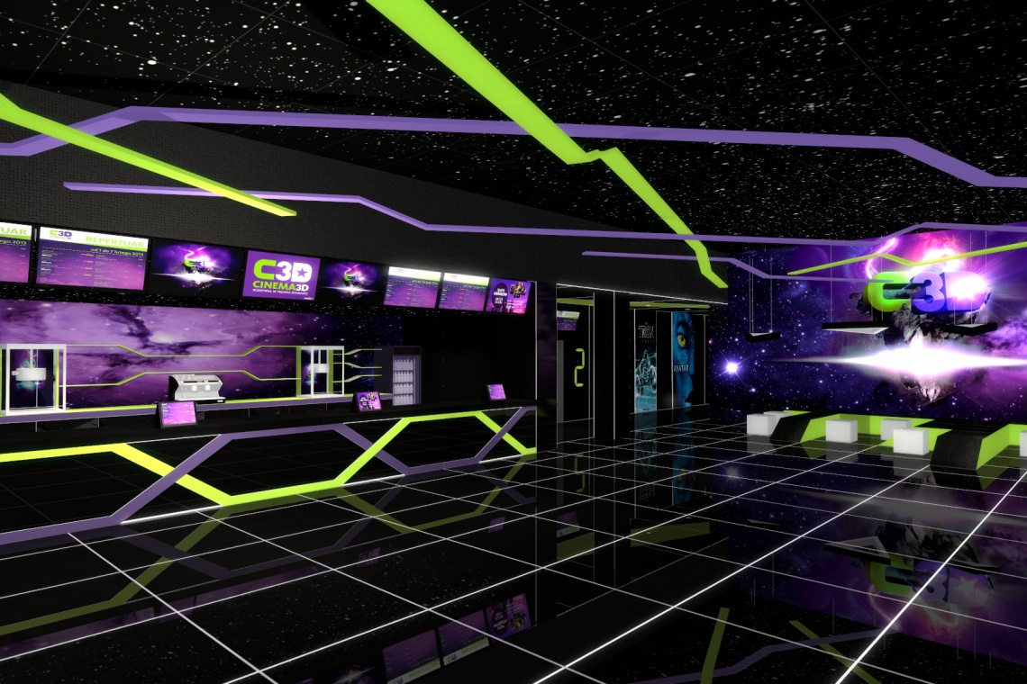 Cinema 3D w Galerii Manhattan, Gorzów Wielkopolski Kosmiczne kino 3D spod kreski Formacja Projekt czeka na otwarcie