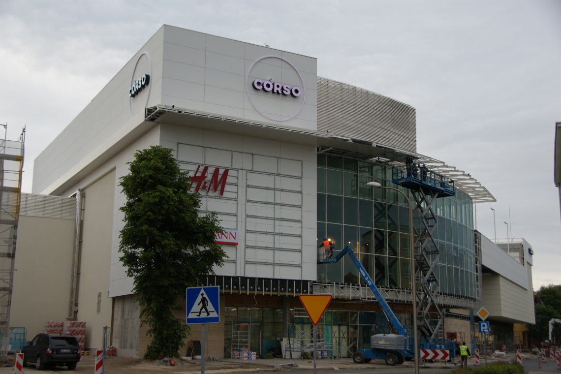Galeria Corso Ostatnie zdjęcia z budowy Galerii Corso