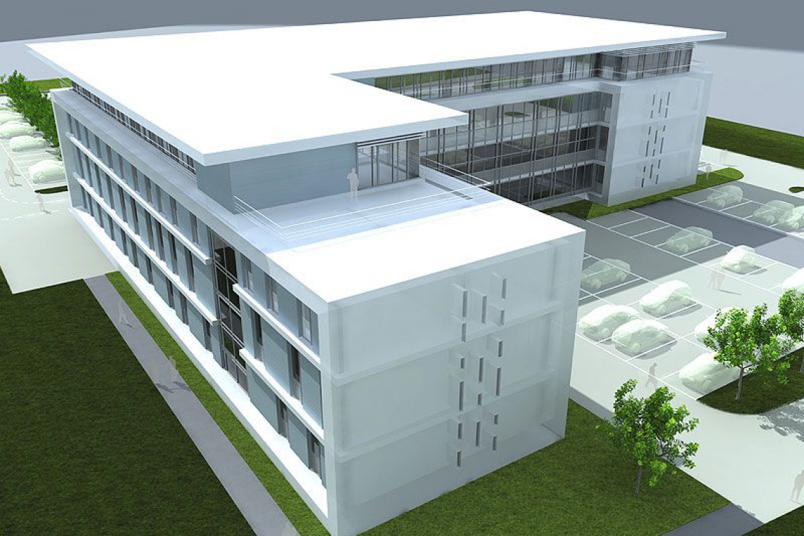 fot. Wkrótce wybór wykonawcy zaprojektowanego przez W.Gęsiak biurowca starostwa w Garwolinie Kto wykona biurowiec projektu Studia Wojciech Gęsiak?