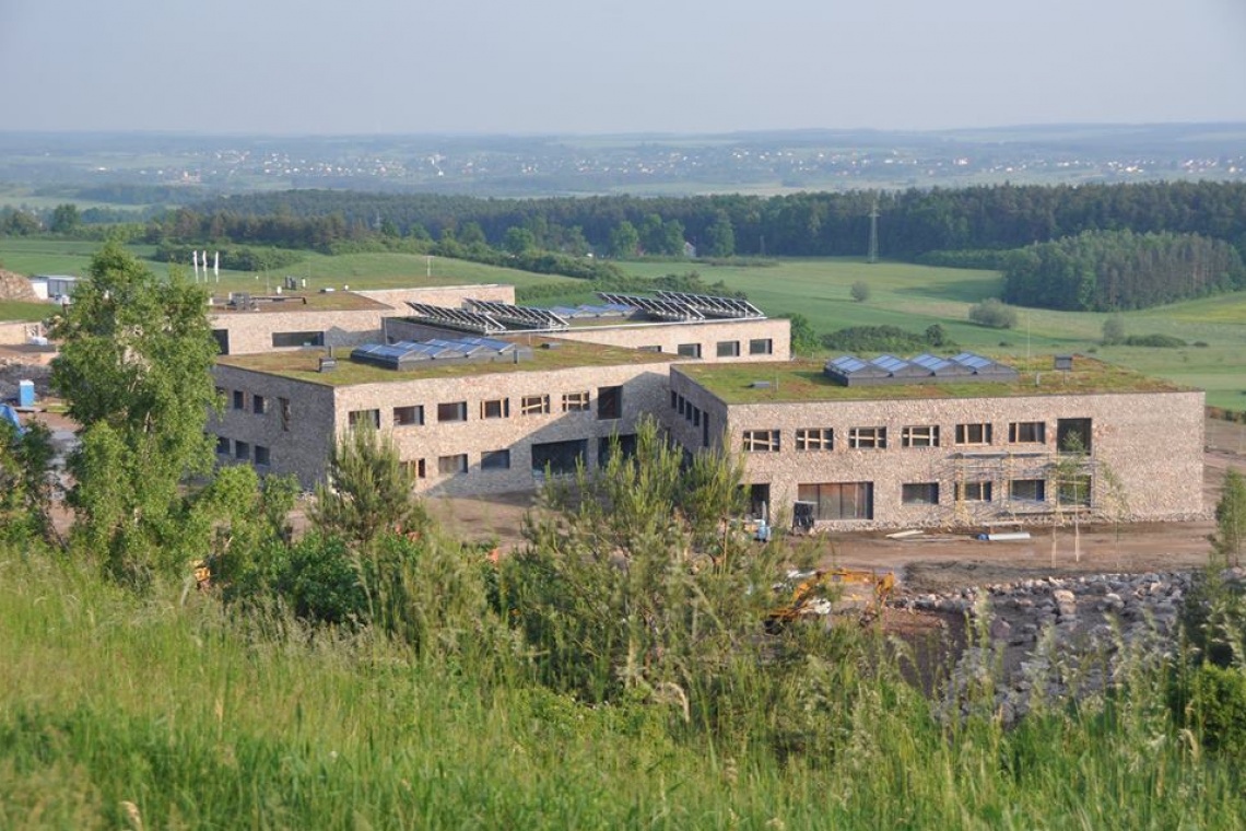 Europejskie Centrum Edukacji Geologicznej Ostatnie prace przy budowie Europejskiego Centrum Edukacji Geologicznej