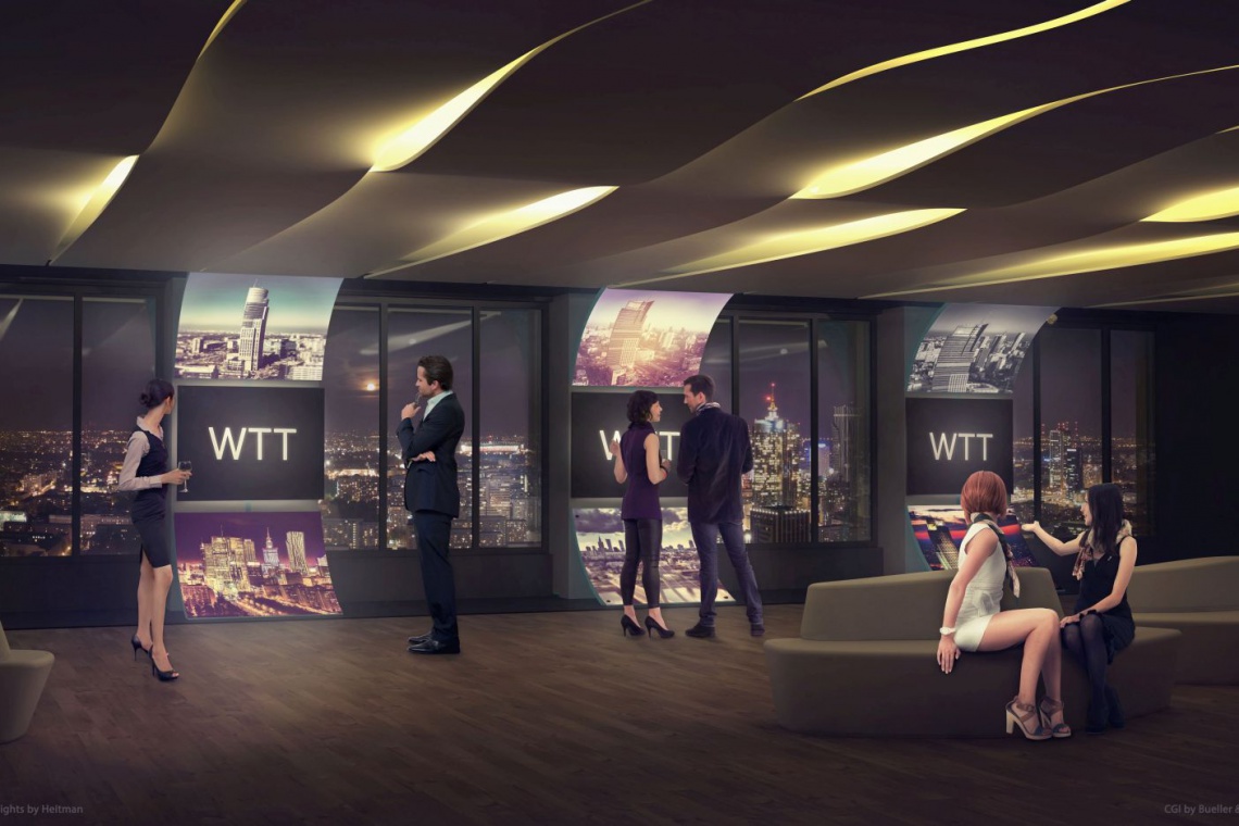 Nowa przestrzeń biznesowo-kulturalna na warszawskiej mapie, fot. Warsaw Trade Tower Na 35. piętrze Warsaw Trade Center powstaje niebanalna przestrzeń