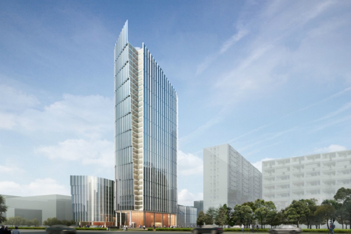 Mennica Legacy Tower Postęp prac przy Mennica Legacy Tower