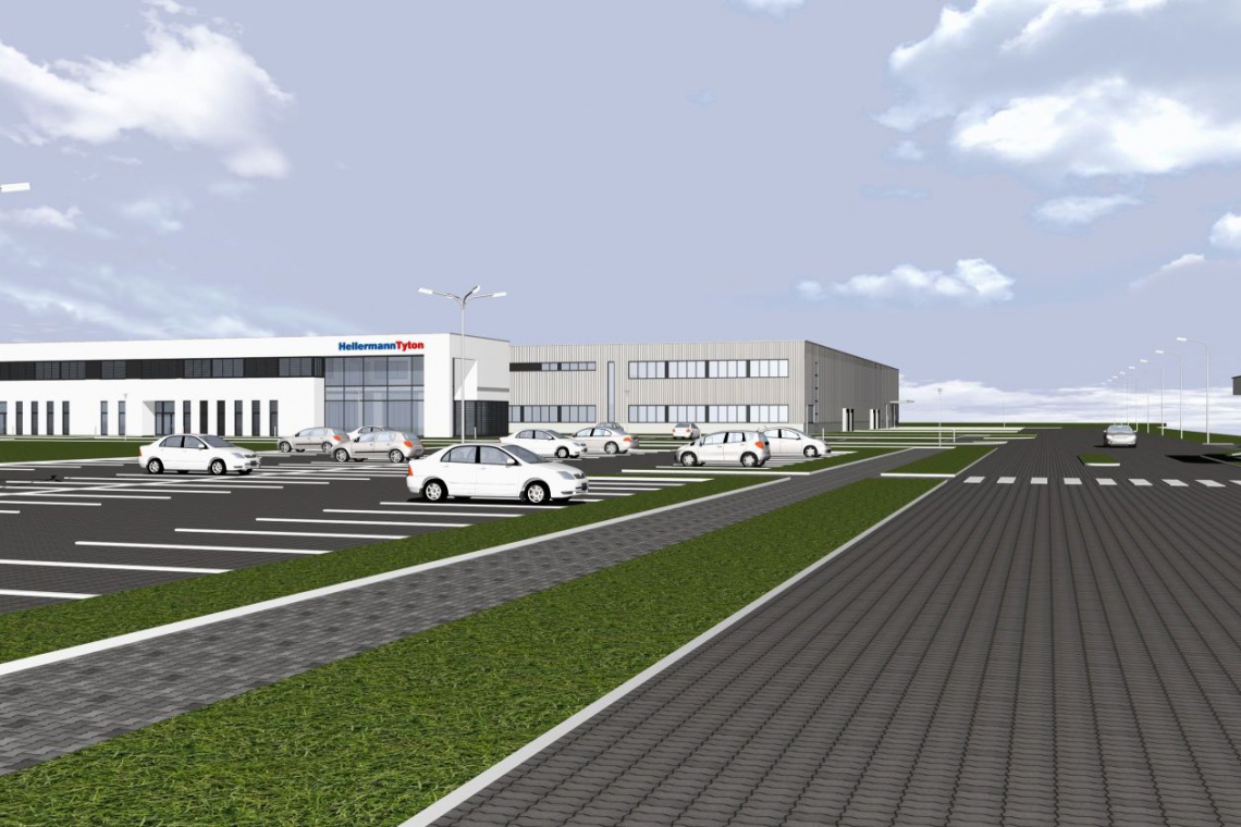 Autor projektu: AiG Architekci z Konina AiG Architekci zaprojektowali, a Skanska wybuduje zakład dla HellermannTyton