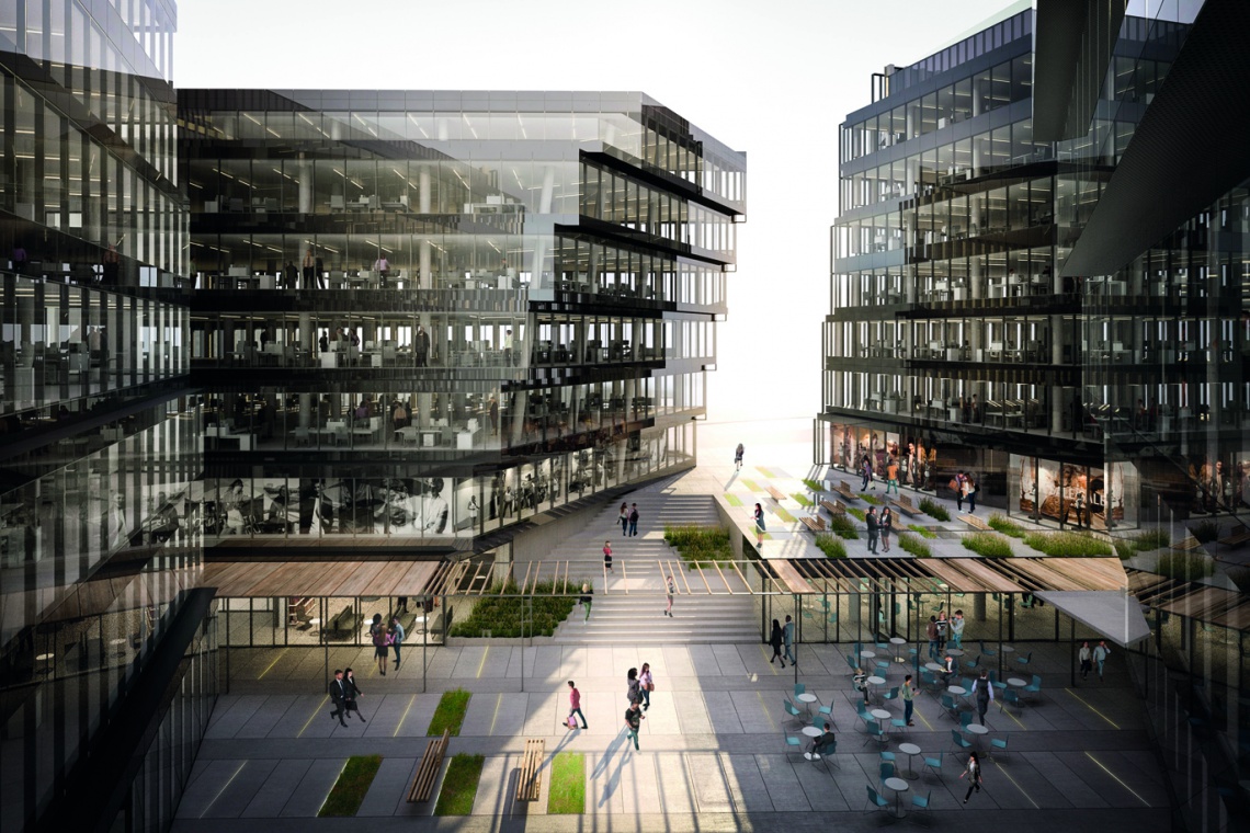 Centrum biurowe Soul to projekt JEMS Architekci Pierwsze takie centrum biurowe w Lublinie. To projekt JEMS Architekci