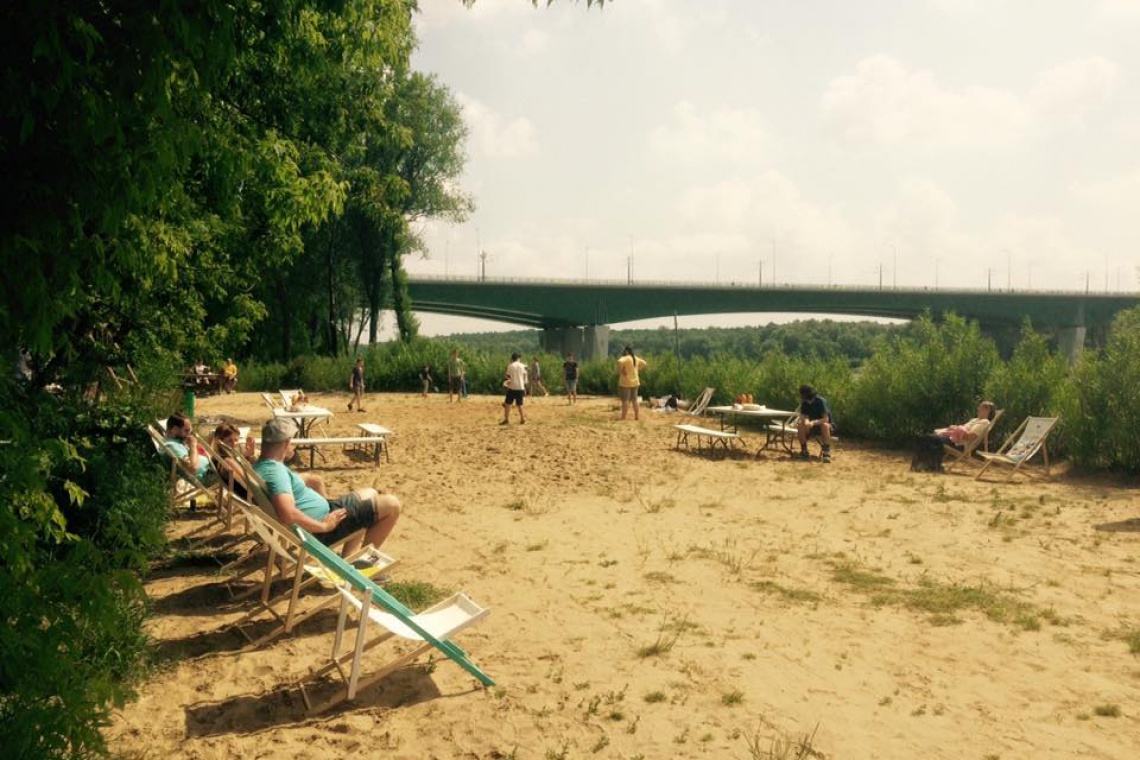 Plaża na Białołęce, źródło: TAK dla plaży na Białołęce Kolejna plaża w Warszawie