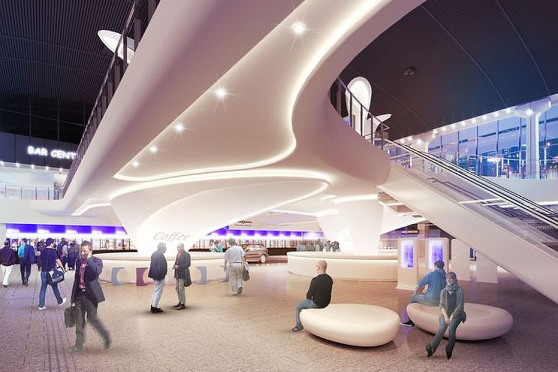 Dworzec Warszawa Centralna Antresola Dworca Centralnego prawie gotowa
