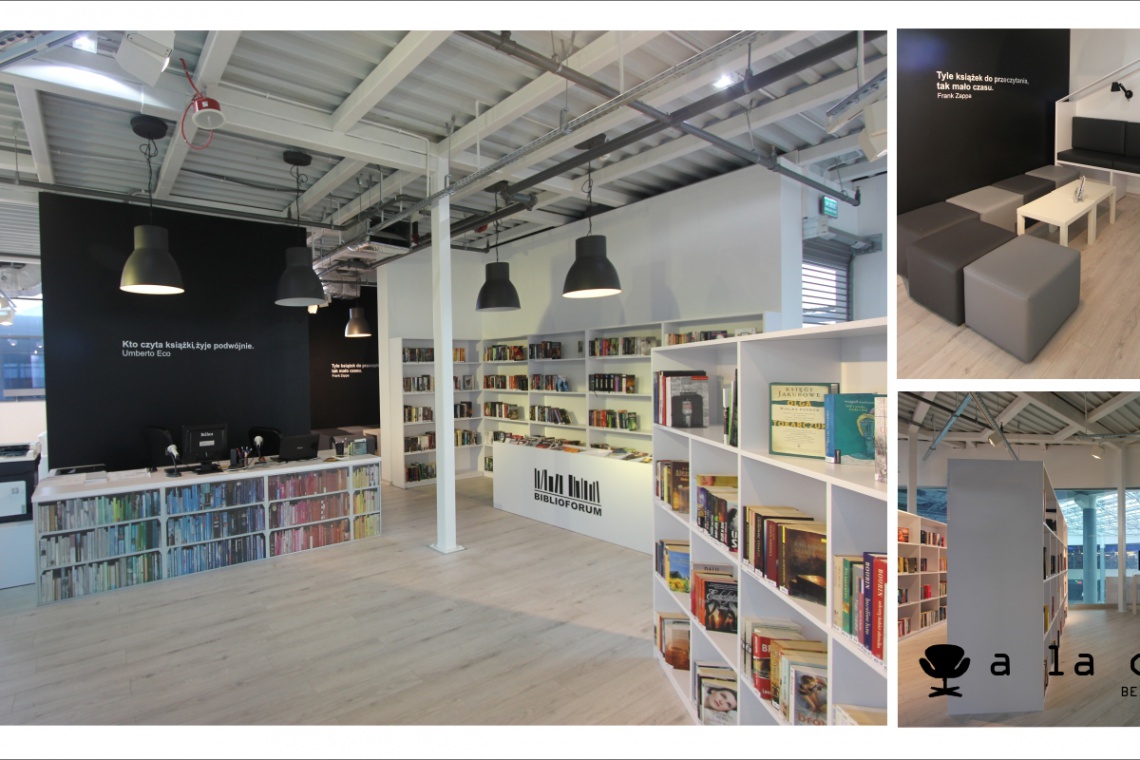 Tak wygląda Biblioforum, fot. A la carte Beata Kruszyńska Tak wygląda Biblioforum - oryginalna biblioteka w centrum handlowym
