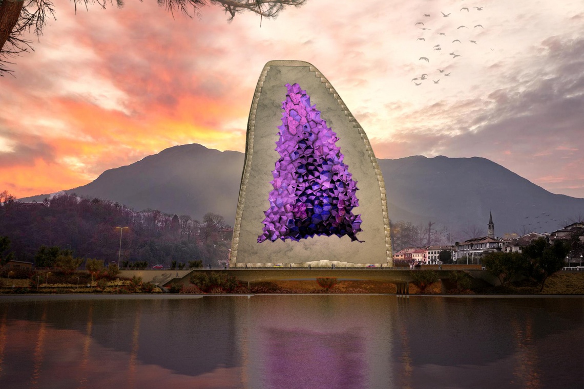Amethyst Hotel, projekt NL Architects NL Architects zaprojektowali Amethyst Hotel w Chinach