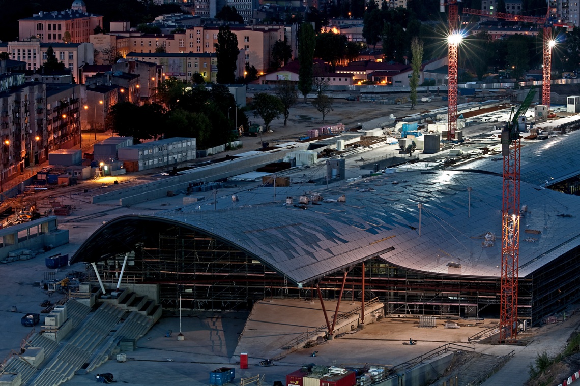 Dworzec Łódź Fabryczna, fot. PKP Polskie Linie Kolejowe S.A. Dworzec Łódź Fabryczna nabiera kształtów