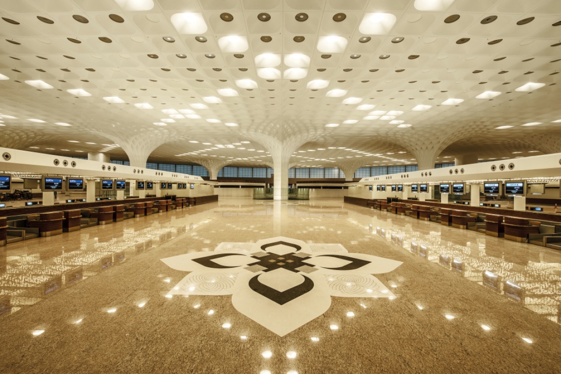 Chhatrapati Shivaji International Airport Design na hinduskim lotnisku