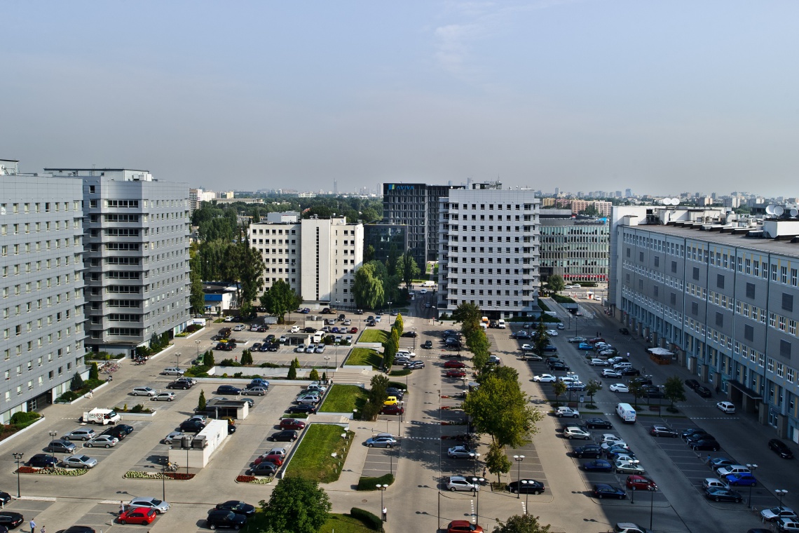 Empark, jeden z największych kompleksów biurowych na Służewcu Warszawski Mordor na zdjęciach