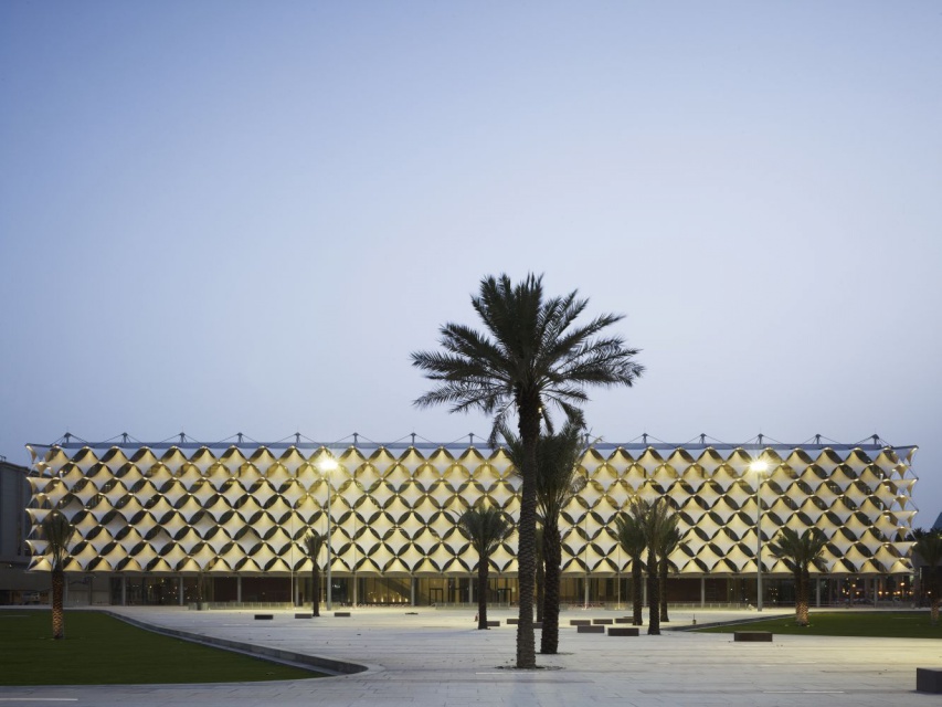 Biblioteka Narodowa w Rijadzie, © Gerber Architekten photographer: Christian Richters Zjawiskowa architektura Biblioteki Narodowej w Arabii Saudyjskiej