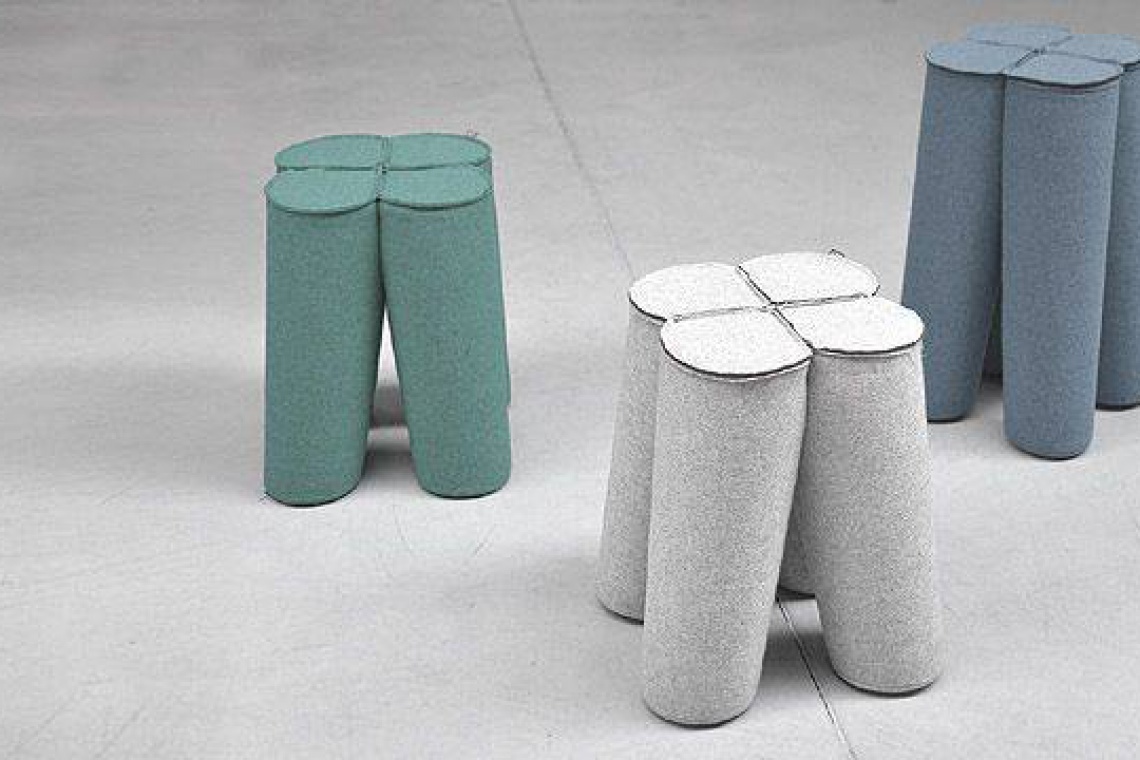 stołek Meble NOTI - TREFL Piotra Kuchcińskiego Polskie sławy designu na wystawie EXPO 2015 w Mediolanie