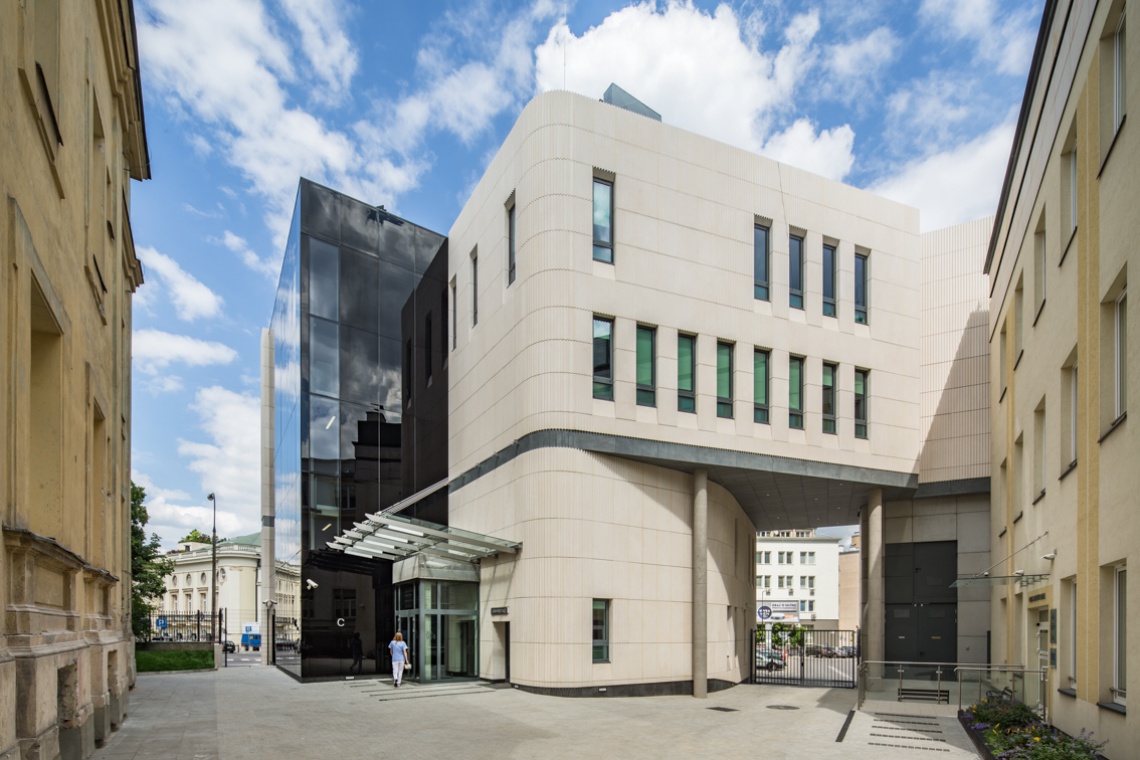 Warszawski Szpital dla Dzieci, fot. Rockfon Warszawski Szpital dla Dzieci projektowali Chmielewski Skała Architekci