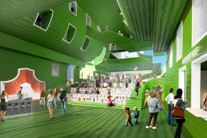 Zielone centrum kultury, zupełnie jak z bajki, projektu MVRDV