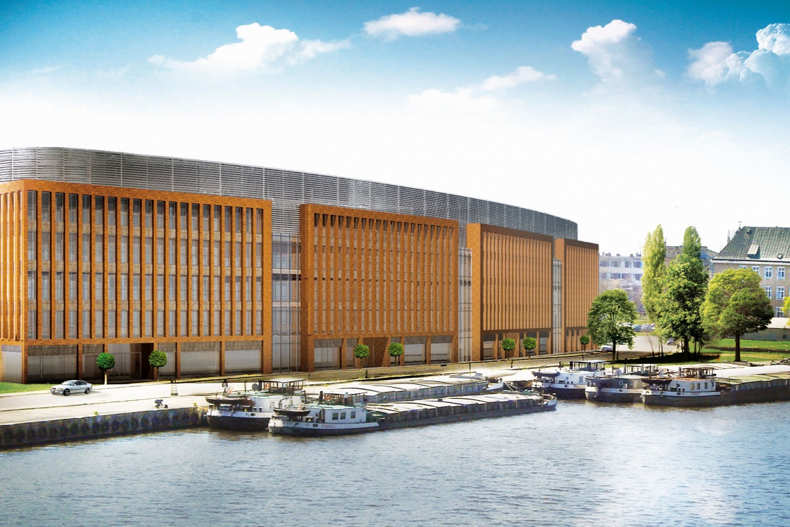 Lastadia Office, Szczecin Lastadia Office, projektu Orłowski Szymański Architekci, oficjalnie ekologiczna