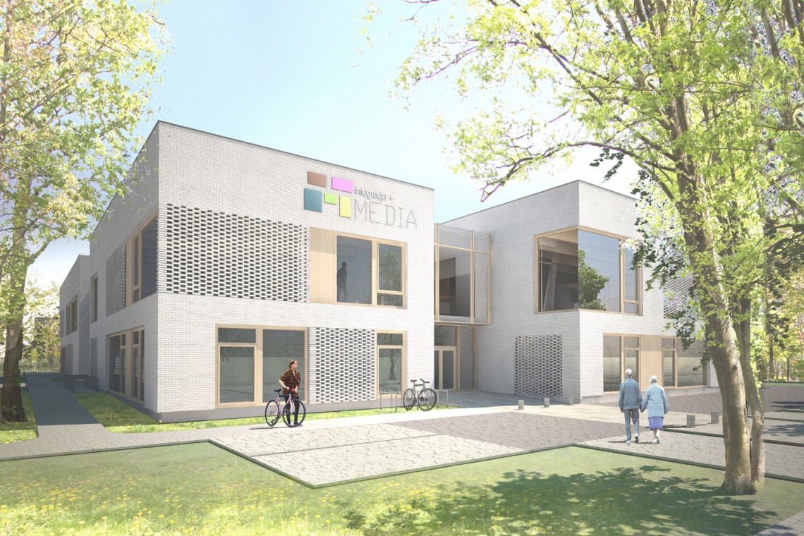 Pomysł LWS Architekci na budynek Mediateki w Grodzisku Maz. Tak mogłaby wyglądać Mediateka w Grodzisku Maz. To pomysł LWS Architekci